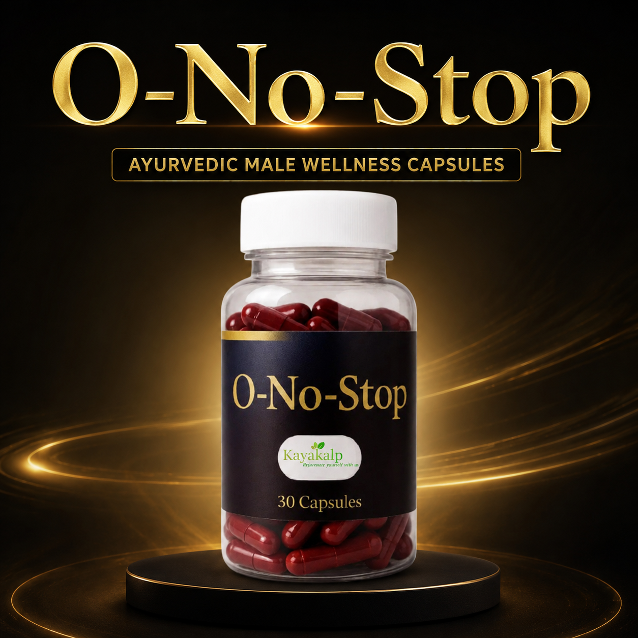 O No Stop 30 Capsules | Ayurvedic Male Wellness Capsules